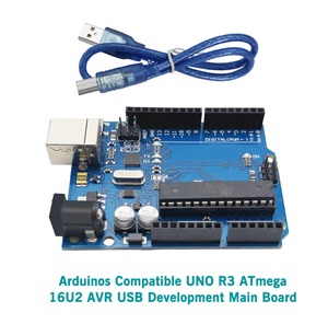 Placa DE DESARROLLO oficial UNOR3, módulo MCU con chip atmega328p compatible con placa base de programación Arduino