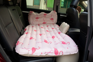 Xe Air Backseat Mobile Inflatable Nệm Lạm Phát Giường Với Động Cơ Bơm, Hai Gối Cho Giấc Ngủ Nghỉ Ngơi Và Du Lịch Unsplit Loại - Product Image 2