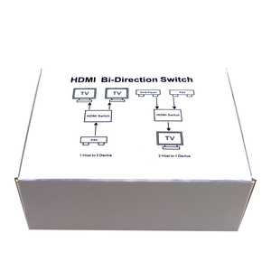 2 puertos 2 en 1 salida 4K interruptor divisor HDMI bidireccional 2x1 HDMI 2,0 4K60Hz interruptor bidireccional direccional 1 en 2 salida