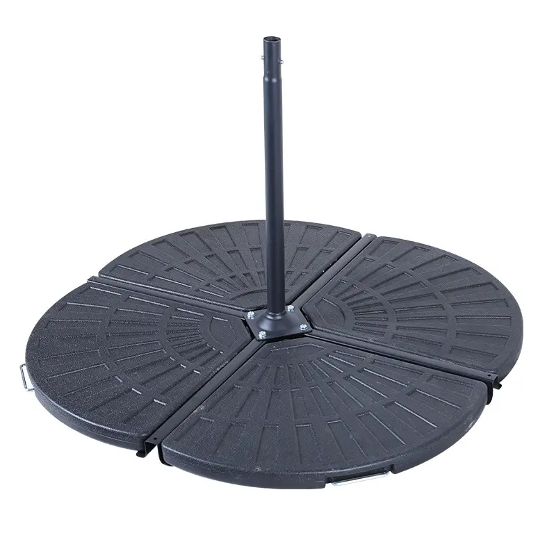 Resin water plastic parasol base 80 110kg 120kg 150kg huge banana outdoor umbrella base