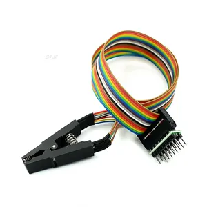 SOP16 SOIC16 morsetto per Test IC Pin RT809F TL866CS TL866A serie Flash Clip 25 componenti elettronici per programmatore e Tester