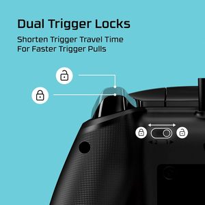 <span class=keywords><strong>Xbox</strong></span> PC用HyperXクラッチグラディエート6L366AAコントローラーデュアルトリガーロックプログラム可能なボタンデュアルランブルモーターゲームコントローラー