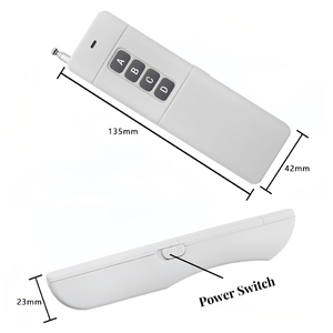 ゲートガレージドア用オリジナル<span class=keywords><strong>3000m</strong></span>長距離2CHボタン433MHz RFリモートコントロール送信機 - Product Image 3