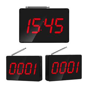 Number Led Display Sign Board Restaurant Waiter Calling SystemWireless <strong>Call</strong> Host Voice Number Caller Service Bell - Product Image 2