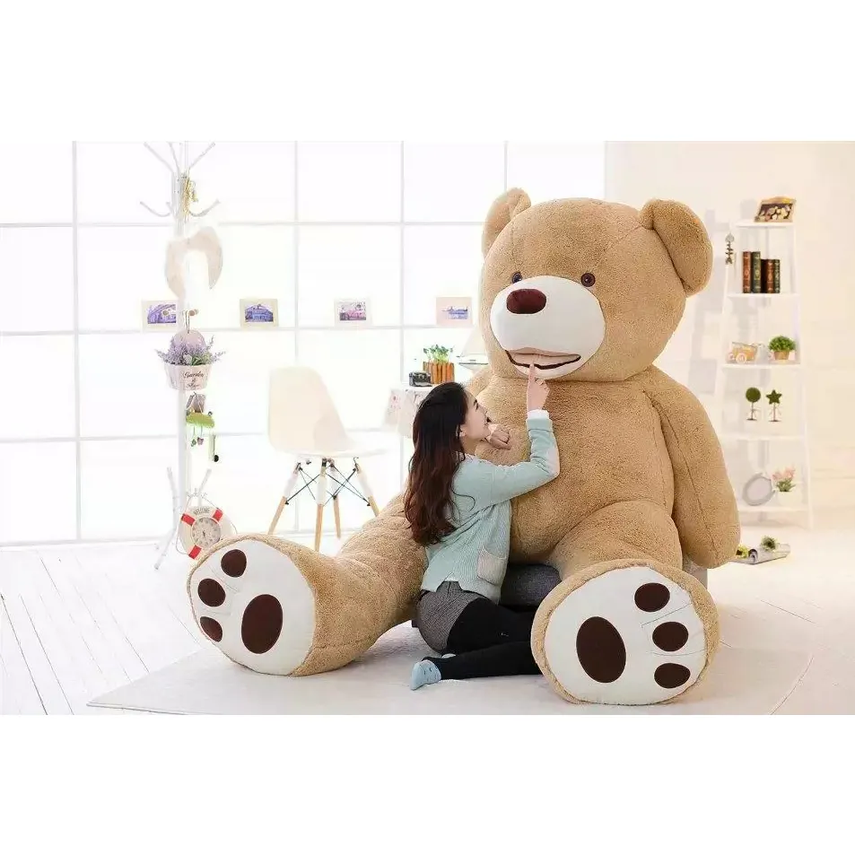 Fabricante de brinquedos de pelúcia de pelúcia gigante de alta qualidade saco de 300 cm unissex urso grande urso de pelúcia urso amor 300 cm personalizado