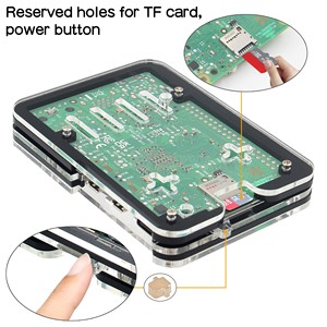 Estuche acrílico Raspberry Pi 5 para RPI 5 No incluye placa Pi 5 - Product Image 4