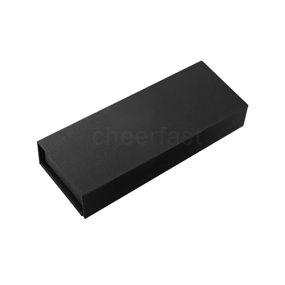 Boîte cadeau magnétique noire pour tire-bouchon