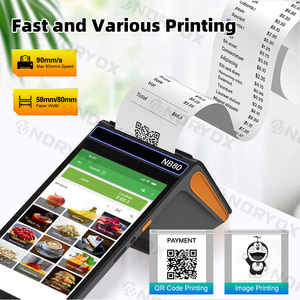 NORYOX NB80R 4 + 64 г, Прочный Android 13,0/14,0 POS-аппарат с QR-кодом, сканером 4g, Android POS-системой с принтером - Product Image 2