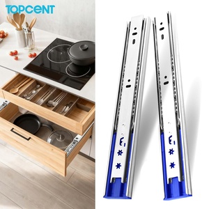 Nhà Máy Cung Cấp Đầy Đủ Extention Kính Thiên Văn Mềm Đóng Cửa Ngăn Kéo Slide Đẩy Để Mở Ngăn Kéo Runner Cho Tủ Nhà Bếp Phòng Ngủ - Product Image 1