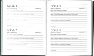 OVO Printing Goal Journal SMART Planner <strong>Habit</strong> Tracker Notebook Weekly Reflections <strong>Book</strong> With Box
