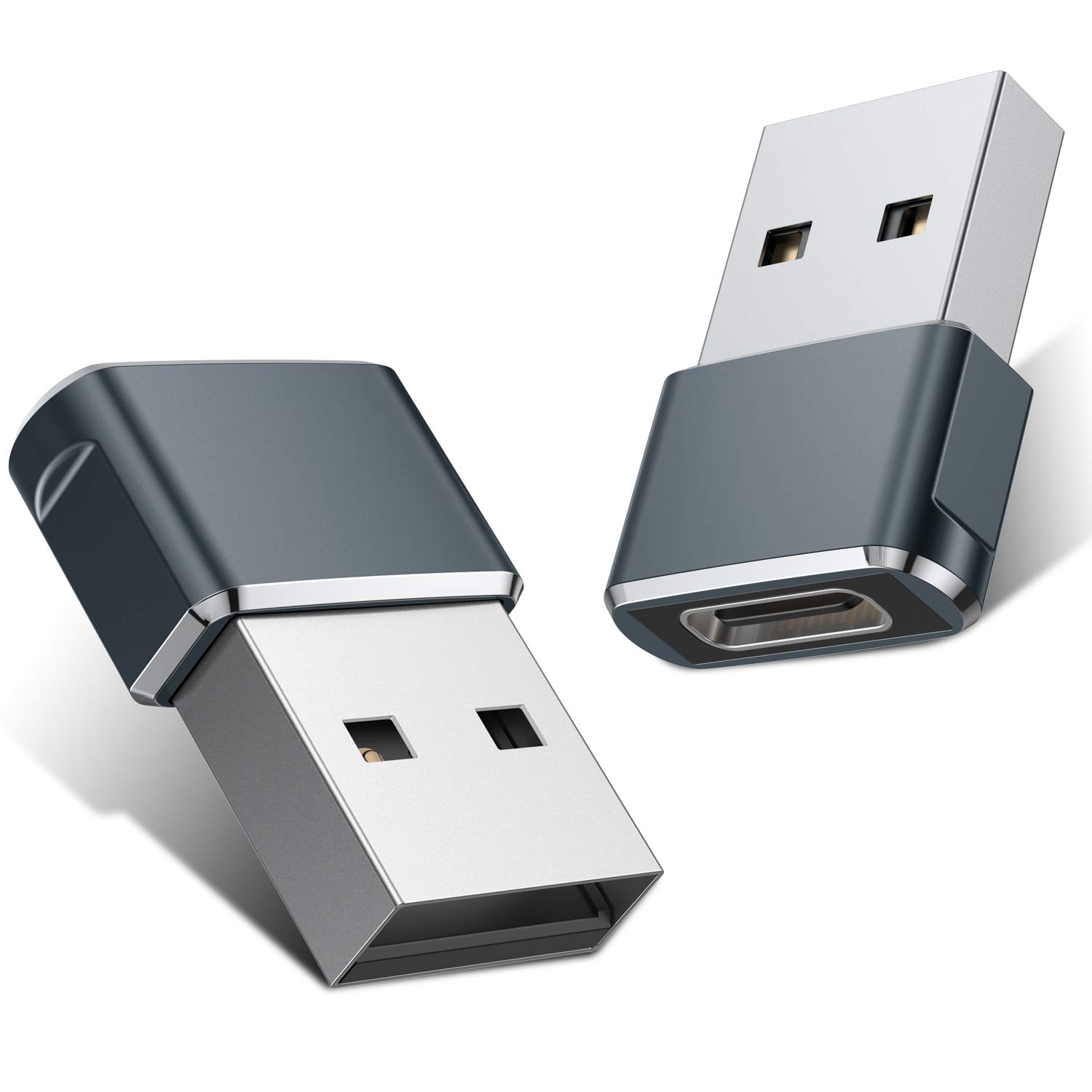 Adaptador USB A a C gris
