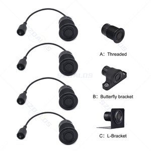 Sistema de sensor de aparcamiento de 24V, sistema de marcha atrás de vehículos pesados de 6 sensores con pantalla LED - Product Image 5