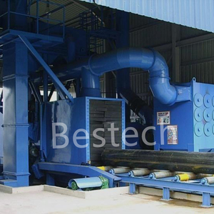 Q69 otomatik H işın toz Blaster kumlama makinesi/kumlama makinesi - Product Image 4