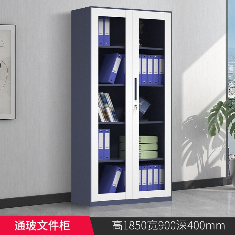 Glass filing cabinet