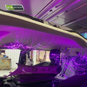 Win dünya araba tavan Starlight araba çatı astar tamir araba yıldız çatı astar aksesuarları Starlight Headliner Toyota Prado 120 için