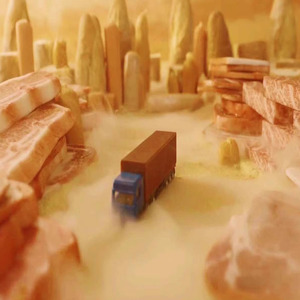 Ölçek 1:100-1:500 minyatür konteyner kamyon modeli bina kum masa sahne düzeni için plastik oyuncak araba malzeme Diorama kiti - Product Image 3