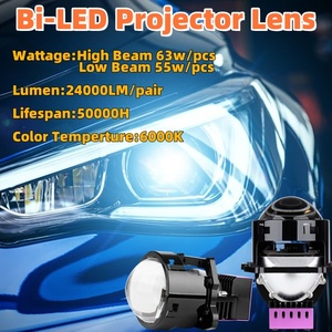 Hot <strong>Sale</strong> YB03-1 Bi <strong>LED</strong> Projector Headlight Lens Automotive Bi-<strong>Led</strong> Projector <strong>3</strong> Inch <strong>LED</strong> Projector Lens for BMW Golf - Product Image 2