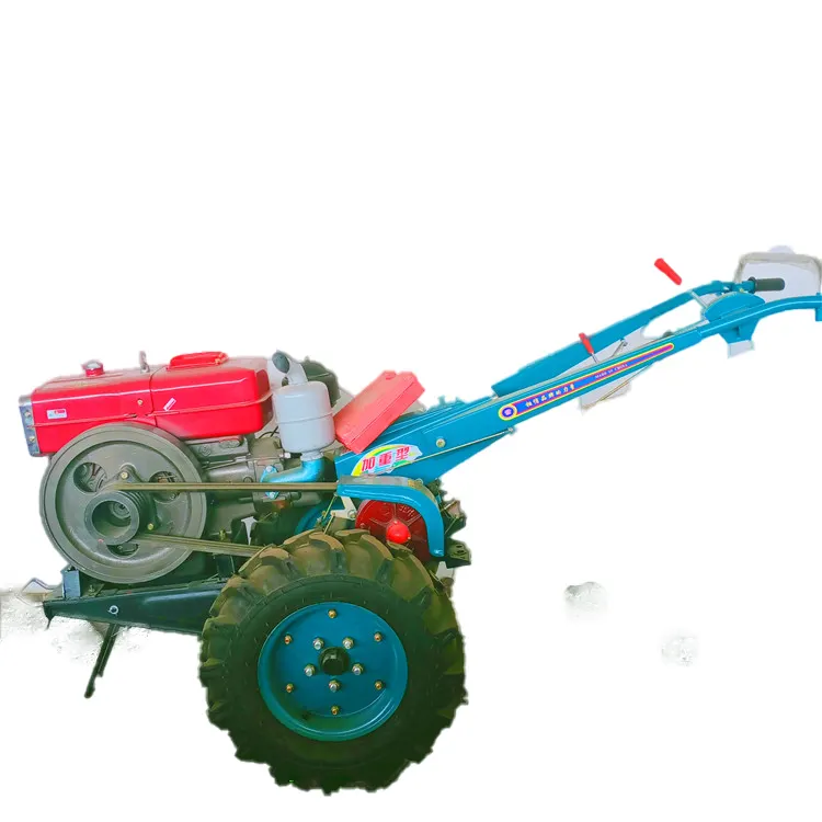 8-25hp Farm mini motocultor motor diésel cultivador compacto 2 ruedas Mini tractor de mano para caminar precios