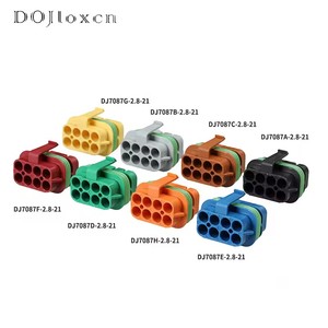 1 Set <strong>Delphi</strong> 8 Pin 32006-TP2 2.8mm <strong>Connector</strong> Plastic Housing Plug Electric Wiring Harness Cable Plug Multiple Slots Forms - Product Image 2