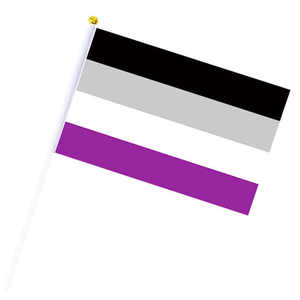 14*21cm personalizado cualquier color banderas mano pared colgante cadena pequeña mini-banderas mano Arco Iris orgullo LGBT insignias banderas - Product Image 6