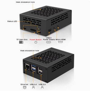 Raspberry Pi 5 PI5 PCIe M.2 NVMe-Protokoll Erweiterungs platinen gehäuse Elektronische Module und Kits mit Unterstützung für X1002
