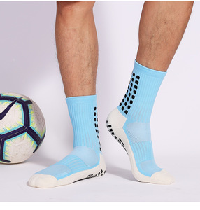 卸売カスタムサッカーグリップ靴下大人用滑り止めノンスリップボトムロゴ秋シーズン2サイズのすべての色 - Product Image 5