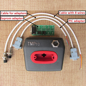 Originale TMPro 2 TMPro2 chiave per auto programmatore codice PIN calcolatrice adattatore per foto + adattatore Eeprom + principale SW + Set di 2 cavi - Product Image 6