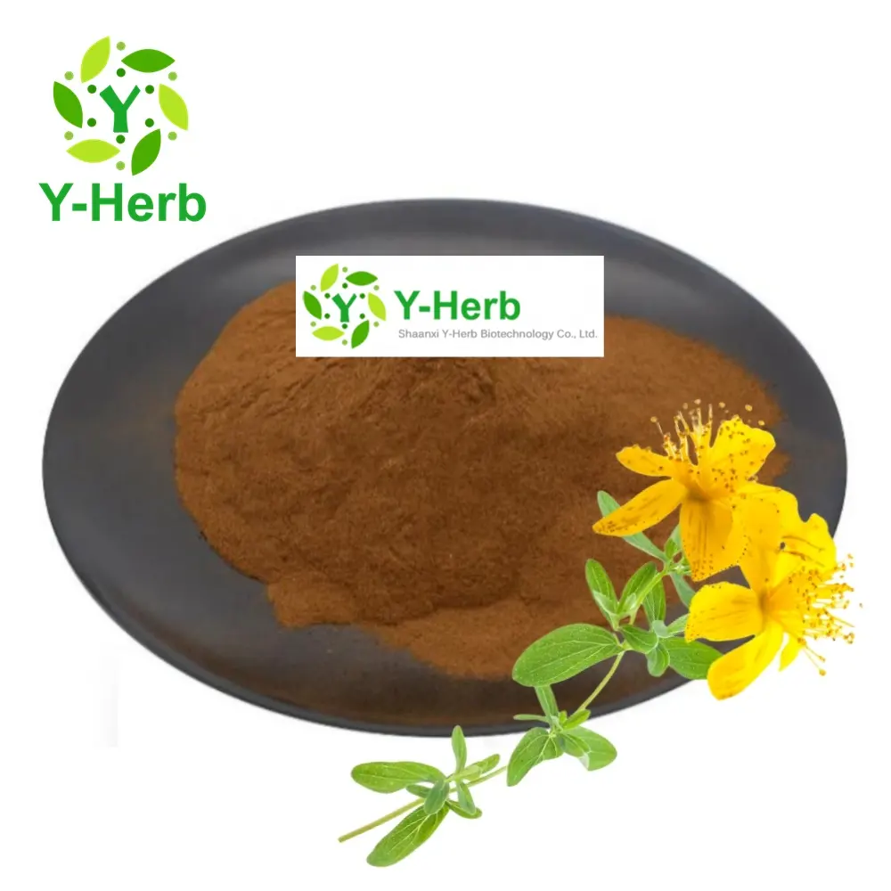 천공 Hypericum 건조 추출물 분말 Hypericin 분말 0.3% Hypericin 천공 Hypericum 추출물