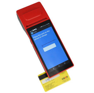 GOODCOM Android термопринтер Бесплатная Sdk Портативная точка продажи новейшая Pos-машина с Nfc кард-ридером