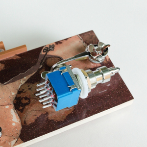 3PDT EIN/EIN PCB Stomp Fuß pedalsc halter mit Druckknopf schalter