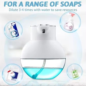 Hộ Gia Đình Tự Động Cảm Biến Tay Xà Phòng Dispenser USB Sạc Touchless Nhà Bếp Xà Phòng Dispenser Thông Minh Hồng Ngoại Cảm Biến Xà Phòng Máy Rút - Product Image 4