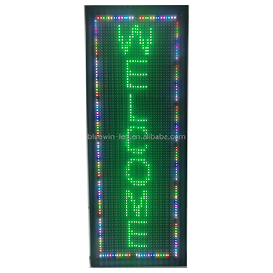 Cartellone a LED a scorrimento a led per negozio variabile all'aperto con segno di programma WIFI pubblicitario multicolore a colori a schermo mobile a LED - Product Image 2