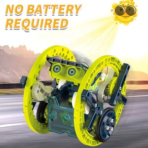 12 in1 DIYソーラーロボットおもちゃ科学学習キットスペースエクスプローラー充電式太陽光発電STEM教育玩具 - Product Image 3