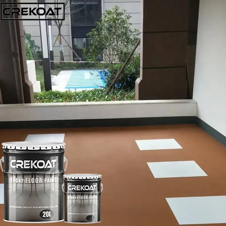 निर्यातक गर्म बिक्री औद्योगिक पानी आधारित epoxy मंजिल पेंट मंजिल epoxy पेंट