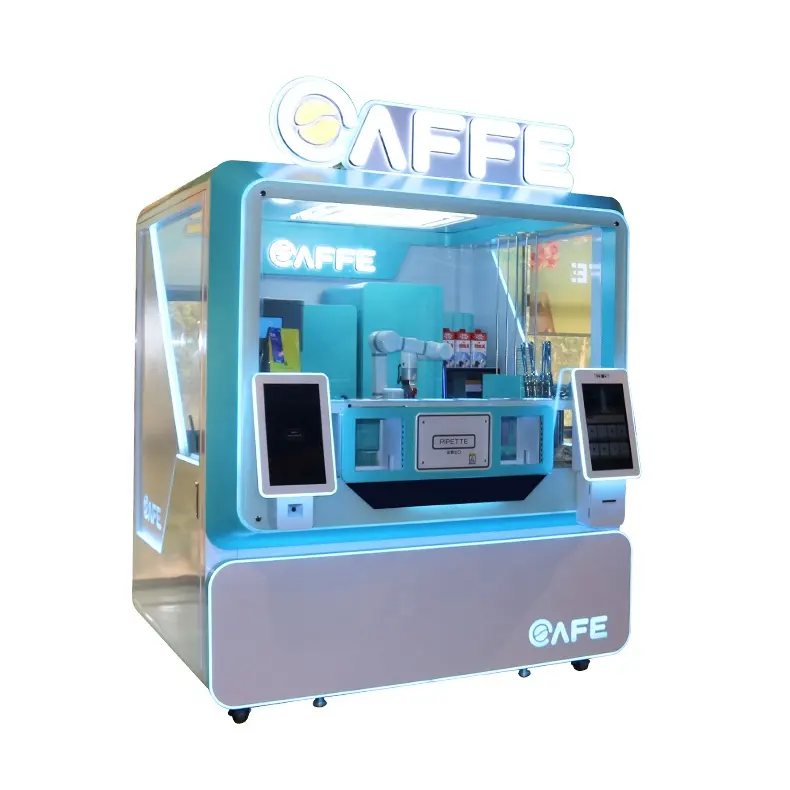 Máquina de venda automática de café, máquina para café de leite fresca operada por moedas