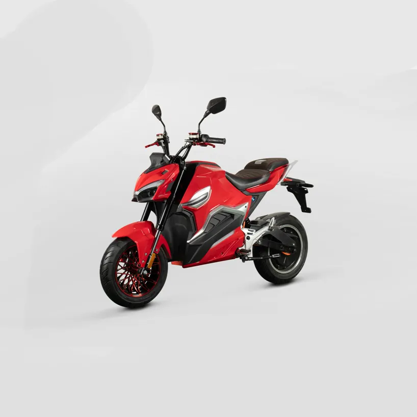 새로운 스타일의 전기 오토바이 성인용 장거리 사이클링 3000w 72V 전기 오토바이