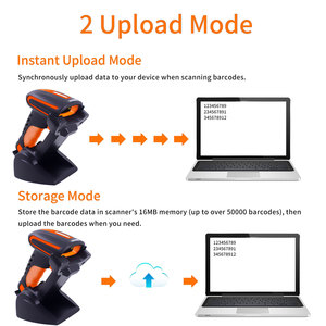 Symcode MJ-2020 Industrial Grade 2D Barcode Scanner Heavy Duty USB Wired Bar Code Reader with Charging <strong>Cradle</strong> - Product Image 6