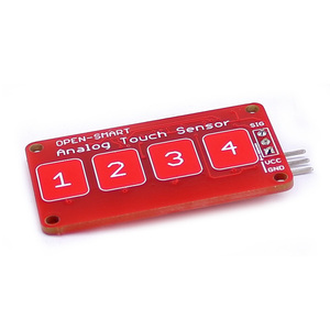 OPEN-SMART 4-CH <strong>Capacitive</strong> Analog Touch <strong>Sensor</strong> Module for <strong>Arduino</strong>