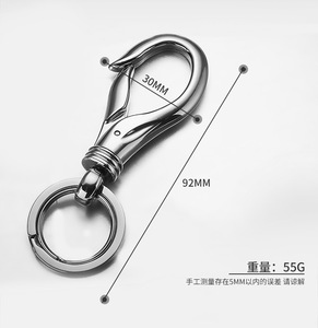 <span class=keywords><strong>360</strong></span> rotasyon araba anahtarlık karabina klip 2 anahtarlıklar kanca tutucu çanta kemer anahtarlık anahtarlık ağır hediye erkekler kadınlar için
