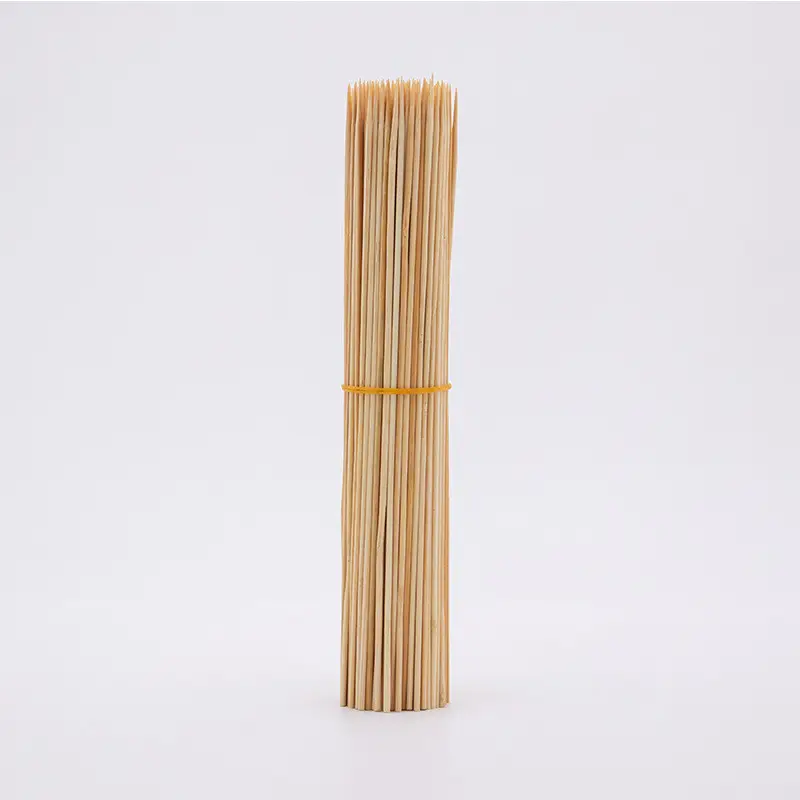Tongkat tusuk sate bambu 40cm sekali pakai murah grosir tusuk sate BBQ