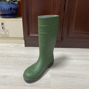 รองเท้ากันฝนกันน้ำกันลื่นท่อยาวทำจาก PVC - Product Image 4