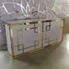 Luxury Aleah Bar Table Wedding Decoration Bar Counter Square Acrylic Reception Wedding Table for Wedding Decorations