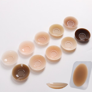 Nip Protection Reutilizable 10 colores Autoadhesivo Cubierta de pezón de silicona redonda con paquete de diseño