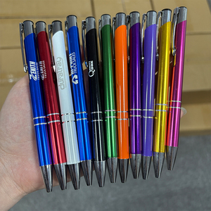 Hot Selling Customized Metal Ball Pen 1.0mm <strong>Writing</strong> Width with Click Feature and <strong>New</strong> Logo for Business or Corporate Gift - Product Image 1