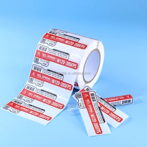 <strong>Custom</strong> Printed Variable QR Code Serial Number Barcode <strong>Labels</strong> PVC Vinyl Packaging Stickers <strong>Label</strong> Roll Waterproof Frosted Finish