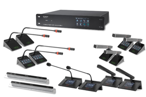 High end profesyonel kongre kablolu ağ tartışma konferans gooseneck mic konferans odası ses sistemleri - Product Image 2