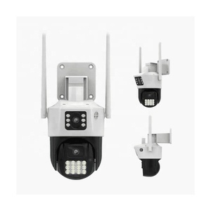Çift ekran ekran alarmı itme PTZ IP66 PIR insan algılama hareket algılama güvenlik kameraları wifi kablosuz güvenlik kamera - Product Image 4