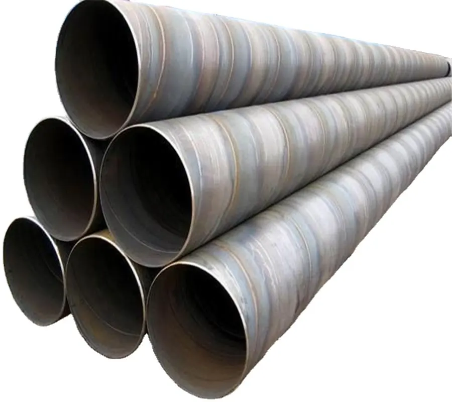 Tuyau en acier de qualité b astm a500 de grand diamètre de 219mm à 3800mm, tuyau soudé en spirale en acier au carbone