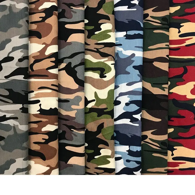 Tela de camuflagem para costura diy, 7 peças de tecido de camuflagem em algodão, quadros quilting, patchwork para costura, diy