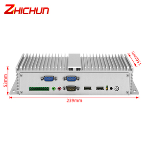 Mini Panel PC Desktop-Computer Intel Celeron i5 Lüfter loses VGA-Display 4GB RAM Linux Win10 OS J1900 CPU NUC Hersteller bestand